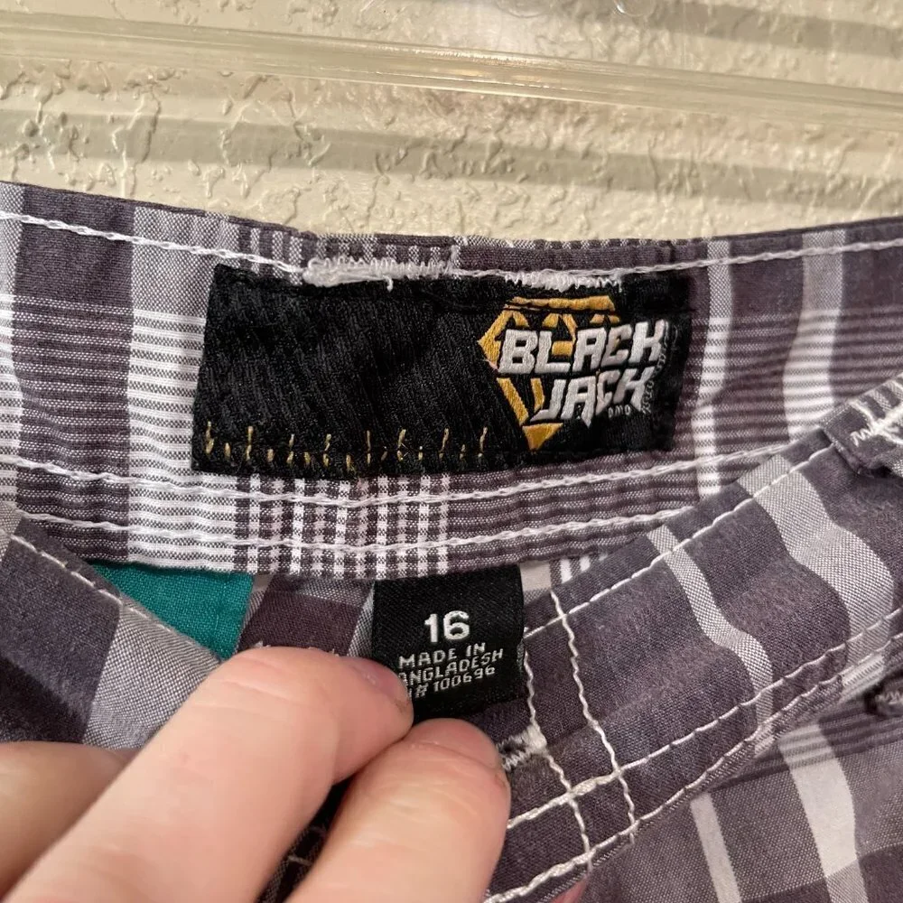Boys Black Jack Swim Trunks